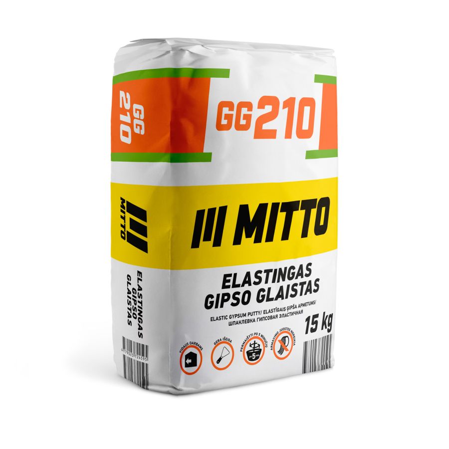 Elastingas gipso glaistas MITTO GG210, 15 kg